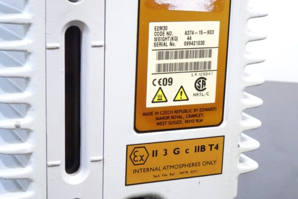 Edwards E2M30 Rotary Vane Vacuum Pump | A374-15-903 - Image 4