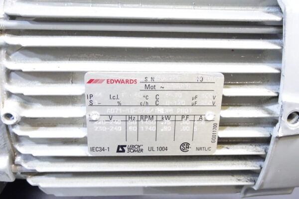 Edwards E2M30 Rotary Vane Vacuum Pump | A374-15-903 - Image 6