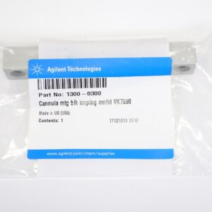 Agilent 1300-0300 Cannula mtg bulk sampling Manifold VK7000