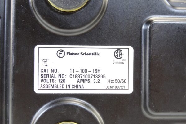 Fisher Scientific Hot Plate, 11-100-16H - Image 4