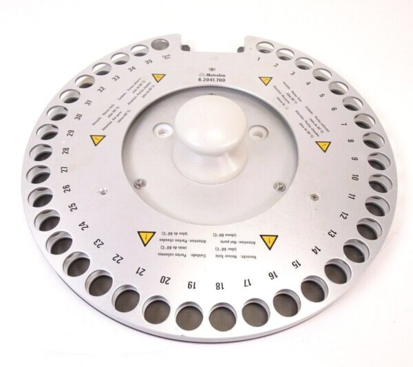 Metrohm 35-position Sample Rack 6.2041.700 for 774 Oven Sample Processor - Image 2