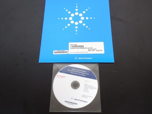 Agilent GC and GC/MS Hardware User Information & Utilities G4600-60127 - CD