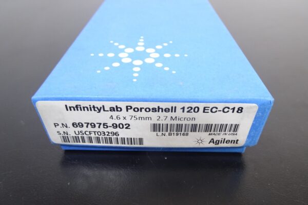 Agilent Poroshell 120 EC-C18  4.6 x 75mm | 2.7um |  697975-902 - Image 4