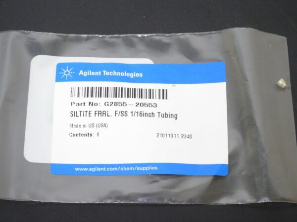 Agilent G2855-20553 Siltite Ferrule F/SS 1/16inch Tubing