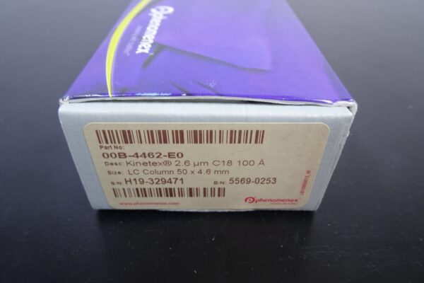 Phenomenex KINETEX | 00B-4462-E0 | LC Column | 50X4.6mm 2.6 um  C18 100 A | - Image 4