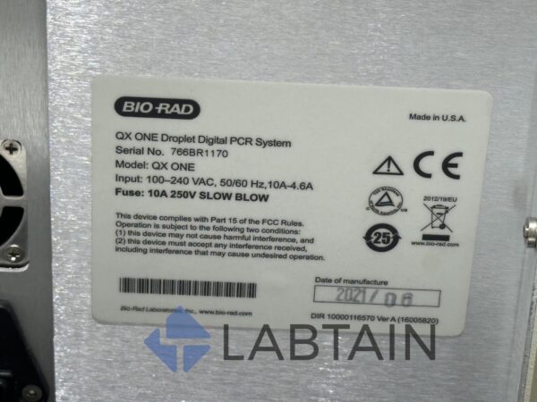 Bio-Rad QX ONE Droplet Digital PCR System ddPCR | Manufactured 2021 | Used - Image 6