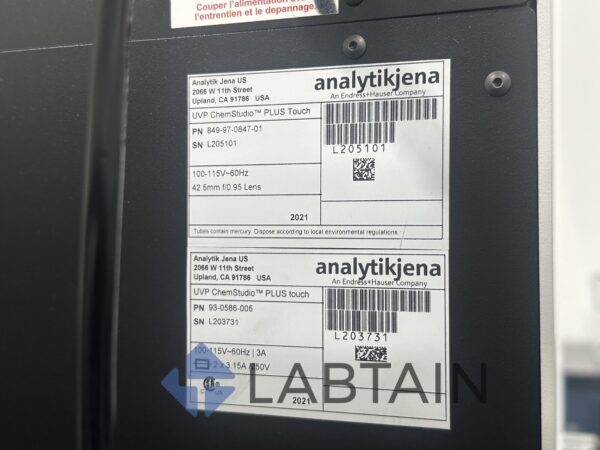 Analytik Jena UVP ChemStudio PLUS touch 93-0586-005 | Great Condition - Image 5