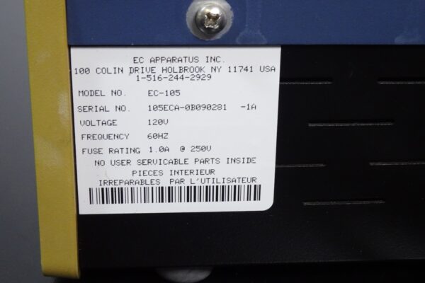 E-C Apparatus EC 105 Electrophoresis Power Supply - Image 3