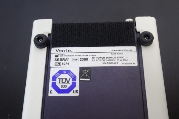 Vante/Sebra 2380 Hand-Held RF Tube Sealing System w/ Battery - Image 4