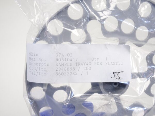 Perkin Elmer BO 510417 Plastic 40 Position Sample Tray - Image 3