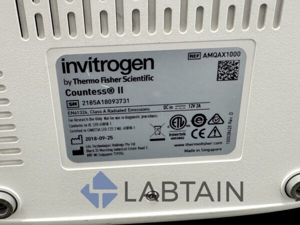 Invitrogen Countess® II | AMQAX1000 Automated Cell Counter - Image 5