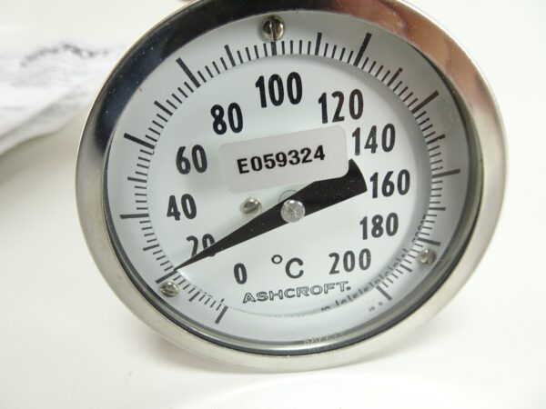 ASHCROFT Bimetal Thermometer with Everyangle Connector 30EI60E090XC4SG - Image 2