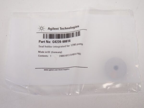 Agilent G4220-60016 Seal holder, integrated, for Agilent 1290 Infinity LC pump - Image 2