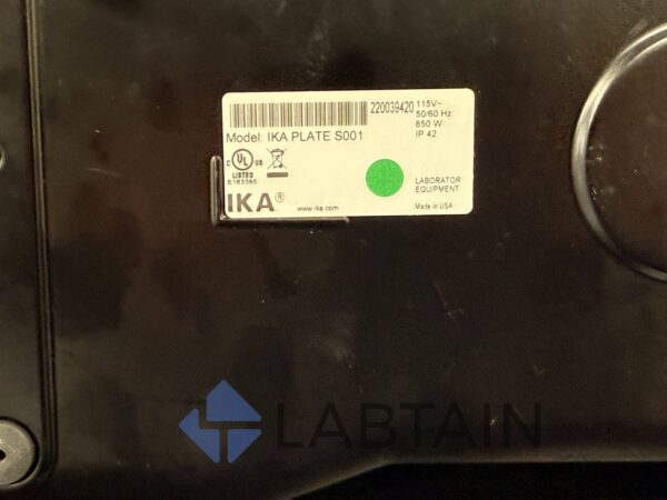 IKA PLATE S001 Digital Heating Magnetic Stirrer w/ Temp Probe - Image 6