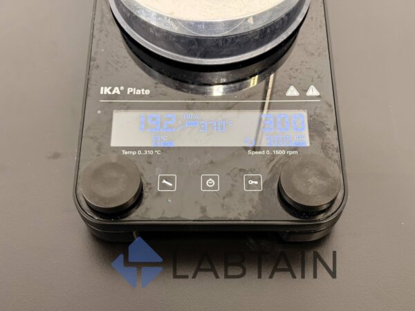 IKA PLATE S001 Digital Heating Magnetic Stirrer w/ Temp Probe - Image 7